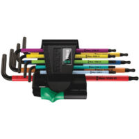 JUEGO DE LLAVES ACODADAS TORX® BO MULTICOLOUR, BLACKLASER, 9 PIEZAS